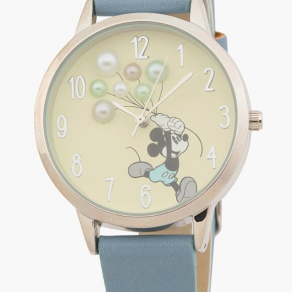 Disney Mickey Mouse Blue Vintage 3D Design Leather main image 3